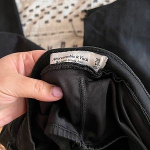 Abercrombie maternity black skinny jeans